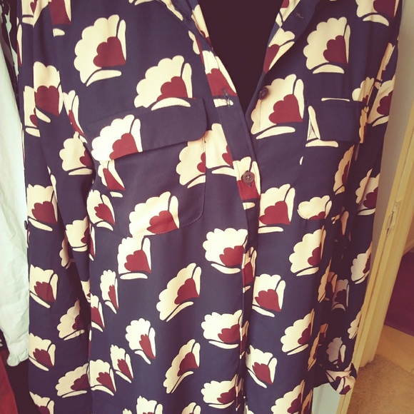 LOFT Tops - Loft brand long sleeves womens rayon shirt